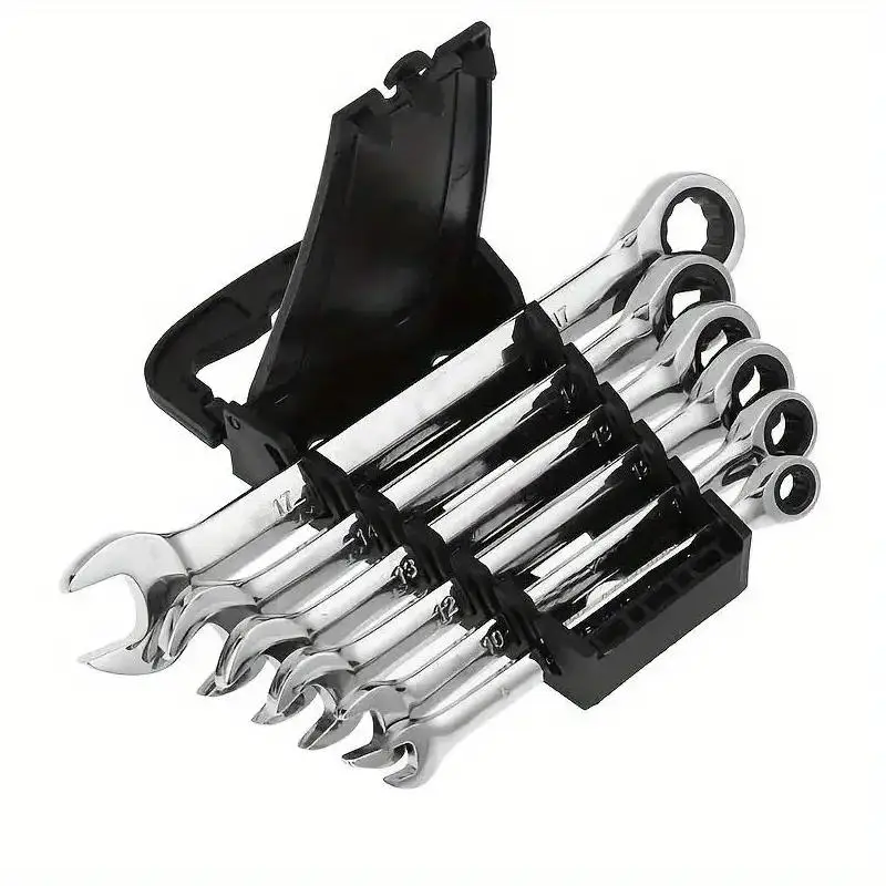 Dual Ended Ratchet Wrench, 72 Teeth Double Ended Wrench, Multi-size Car Repair Tool, Assembly & Disassembly Tool, Hand Tools For Home, Car Accessories