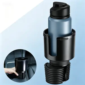 Offset Car Cup Holder Expander, Space-Saving Cup Holder for Car, Non-Slip Large Water Bottle Holder Expander, Quick-Install Cup Expander for Owala Yeti Stanley Cups, 24oz to 64oz Cup Adapter