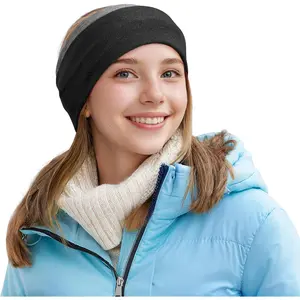 Sukeen Ear Warmer Headband for Women, Double-Layer Warm Winter Headbands for Women, Ear Muffs for Running Cycling Sports