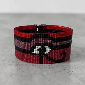 Eye of Horus Loom Bracelet – Protection Bracelet, Ethnic Spiritual Jewelry