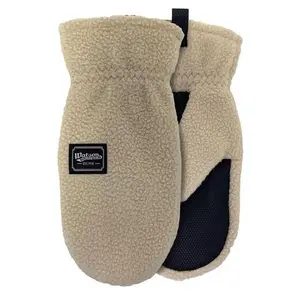 Watson Gloves 7028845 Mitten-Style Women's Polyester Cold Weather Gloves, Cream, Large, Mitten-Style Women's Gloves