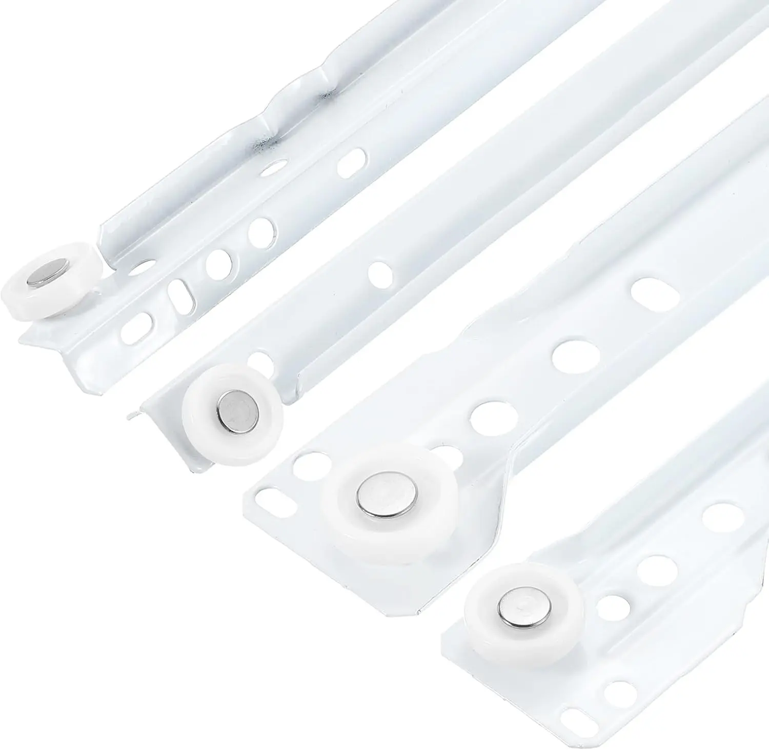 1 Pair Drawer Slides, 22 Inch Drawer Slide Heavy Duty Side Bottom Mount Drawer Glides Replacement for Cabinet Dresr Drawers