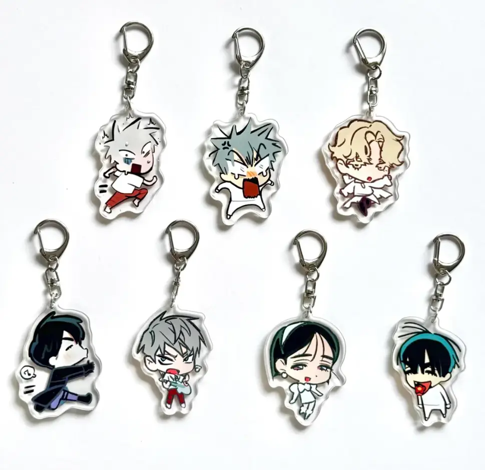 Alien Stage Acrylic Keychain, Alien Stage Double Side Acrylic Keychain, Ivan, Luka, Sua, Hyuna, Till, Mizi, Gift for friends, Birthday Gift