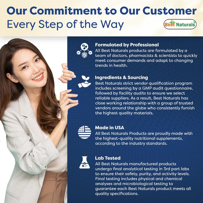 Best Naturals L-Carnitine 1000 mg 60 Tablets - Pure Tartrate Form for Cellular Energy & Fitness Support - GMP Certified Dietary Supplement