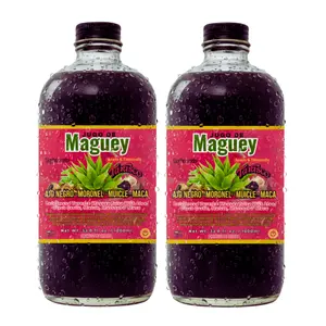 [Buy One, Get One Free] Viral Jugo De Maguey  + Muicle + Maca + Black Garlic - Antioxidant Healthcare Dietary Vitamin Edible Supplement 100% Natural & Artesanal 32 Fl. Oz.