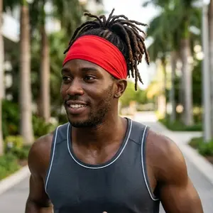 King.J Unisex Spandex Dreadlocks Band – High-Stretch Athletic Headband