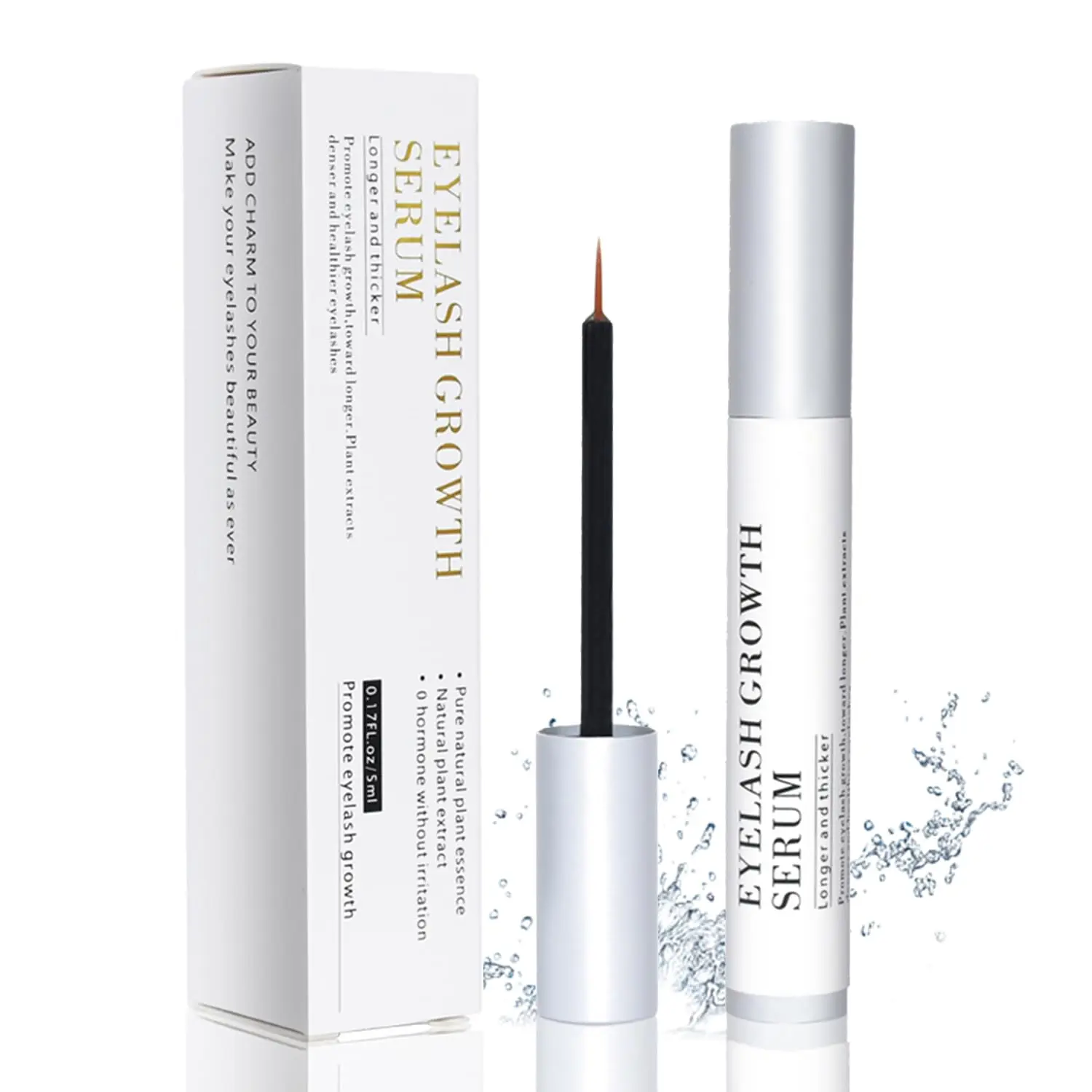 Natural Eyelash Serum, 5ml Plant Extract-Enhanced Conditioner, Eyelash Lengthening & Renewing Formula for Lash Care, Premium Single-Item Star Blend, Eyelash Lengthening Serum
