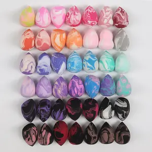 Random Color Makeup Sponge, 42pcs/set Mixed Color & Shape Makeup Sponge, Dry & Wet Use Makeup Tool for All Skins, Beauty Sponges, Blending Beauty Sponge, Blender Sponge