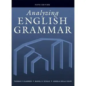USED-Analyzing English Grammar by Thomas P. Klammer (Hardcover)