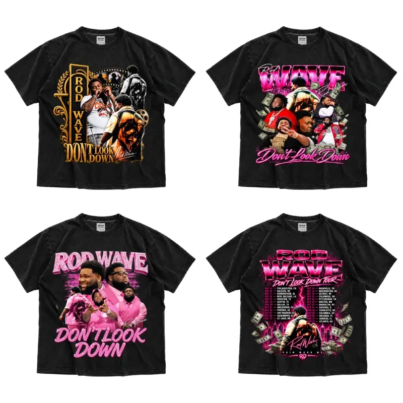 Rod Wave Tour 2026 TShirt Collection, Multiple Design Hip Hop Concert Tees, Rap Music Fan Apparel, Live Show Streetwear, Tour Night Outfit, Keepsake Shirts