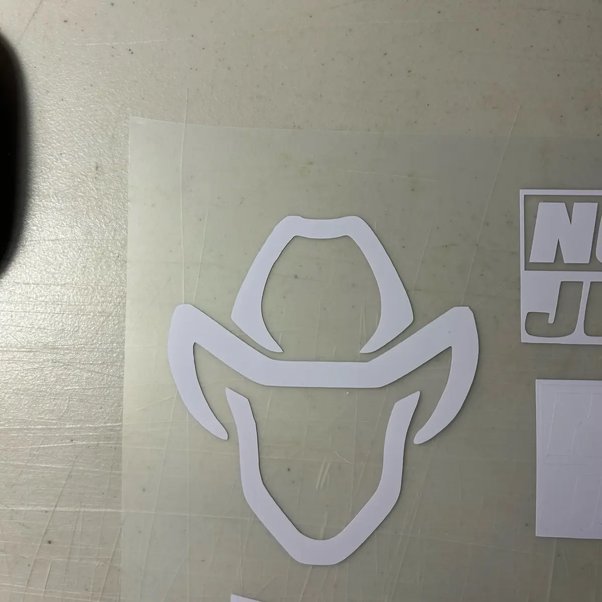 2x Cowboy Ranch Vinyl Stickers, Adventure Car Exterior Decor, Household Decoration Supplies for Automotive & Motorcycle Accessories