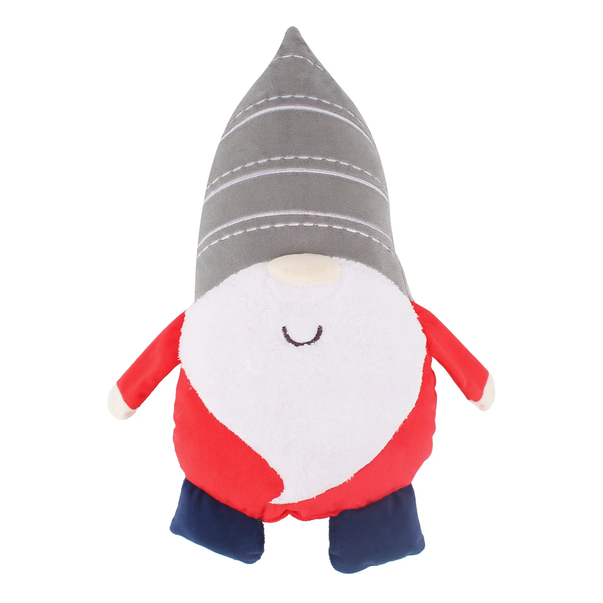 Mills Waffle Gnome Decorative Pillow, 12x17in Christmas Holiday Decor Accessories with Polyester Inner for Home Use