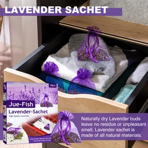 10pcs/1SET Lavender sachet - Aromatic car seat pocket deodorant sachet - Vehicle, household, wardrobe, shoe cabinet, toilet