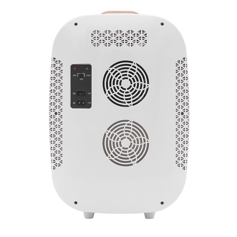 CNCEST 12.68Qt Cosmetic Refrigerator Dual Cooling Heating 39-140°F Quiet 20dB with Car Home Adapter for Skincare Makeup