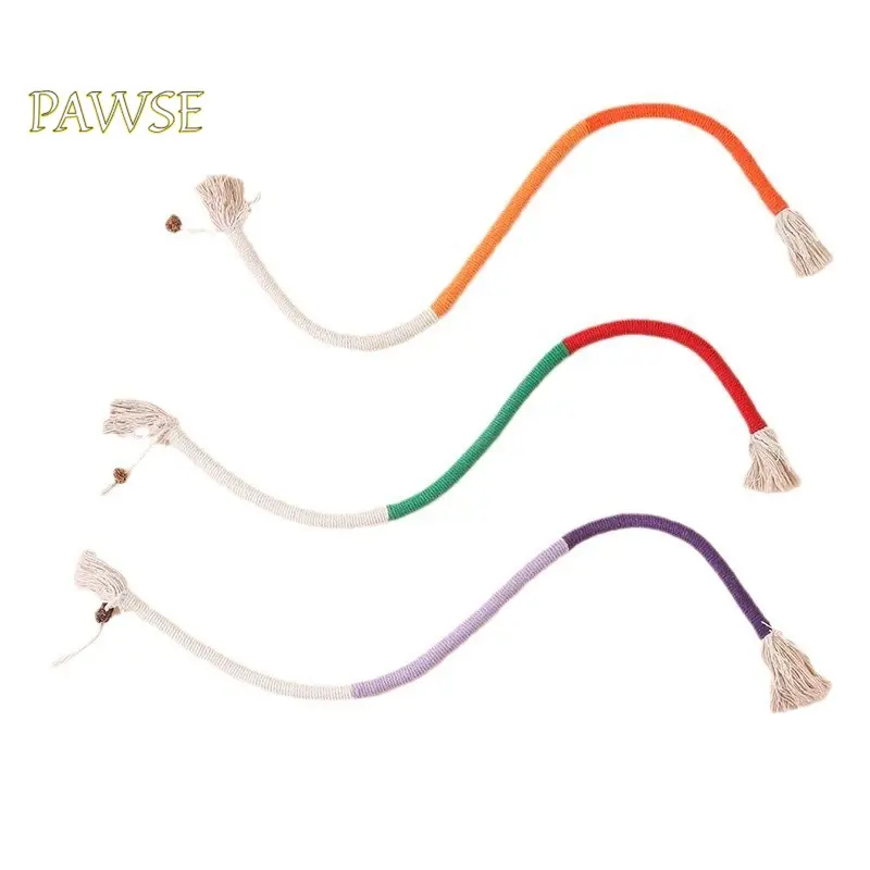 Silvervine Cat Chew Toy, Interactive Teething Stick, Dental Care Bite Rope for Kittens & Cats (Solo Play)