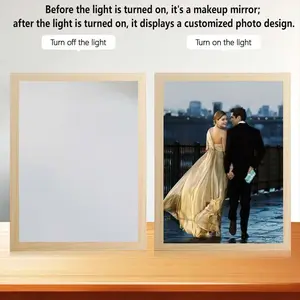 Custom-designed illuminated paintings, makeup mirrors, illuminated photo frames, and nightlights are perfect gifts for couples, children, colleagues, and as holiday presents, birthday gifts, Christmas, Halloween, and Thanksgiving presents.