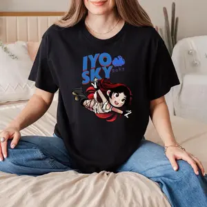 Vintage Iyo Sky T-shirt Sweatshirt Graphic Tee, Genius of the Sky Wrestling, gift for fan, sporty ouffit, streetwear boxing, Fashion Cotton, Full Sizes, For Men, For Women