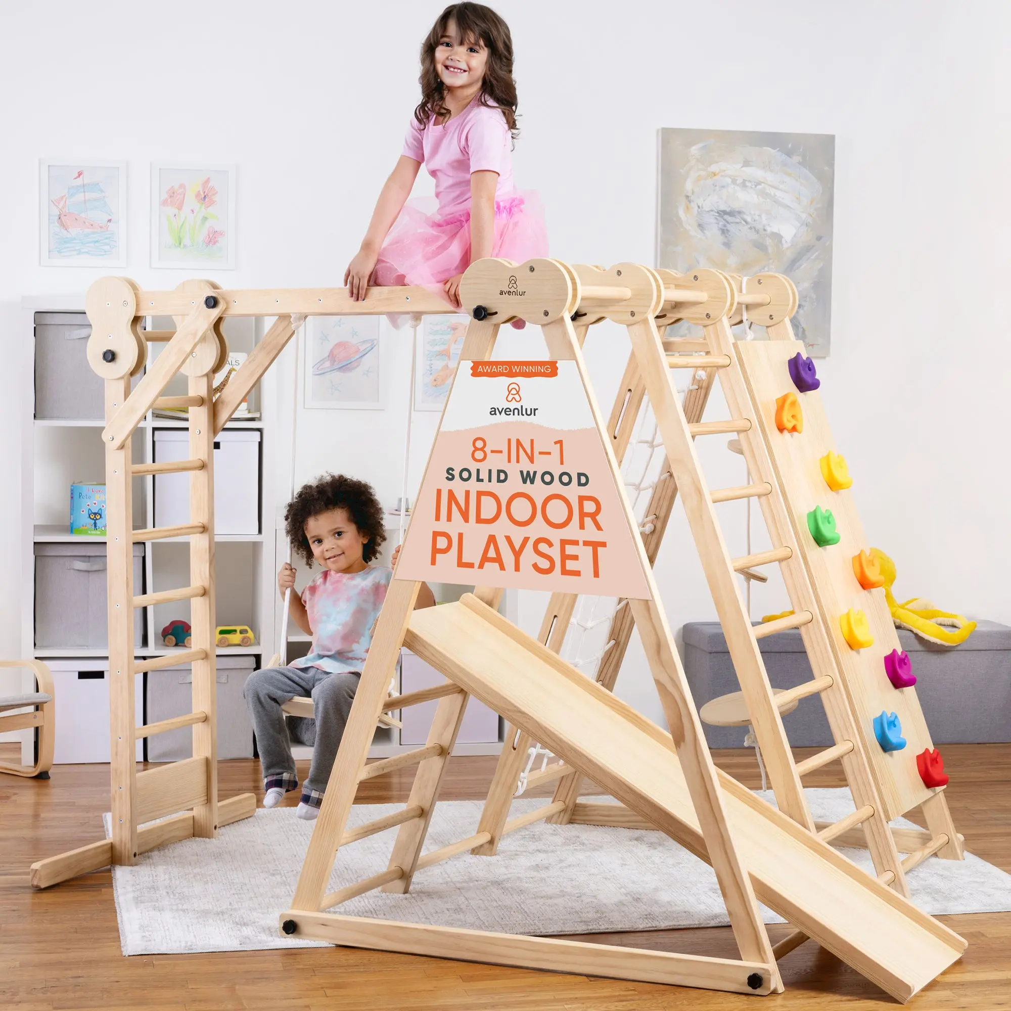 Chestnut | Foldable Jungle Gym Chestnut | Foldable Jungle Gym
