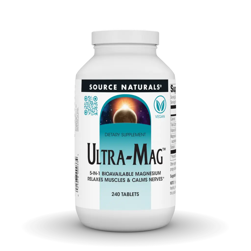 Ultra-Mag | 5-Forms of Magnesium | Maximum Absorption | Source Naturals