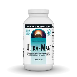 Ultra-Mag | 5-Forms of Magnesium | Maximum Absorption | Source Naturals