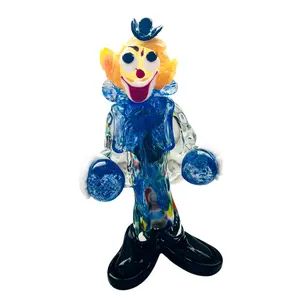 Vintage Murano Art Glass Hand Blown Clown Figurine