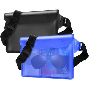 Waterproof Bag Fanny Packs for Women, Cruise Vacation Essentials Waterproof Pouch for Phone Passport Purse, Floating Dry Bags for Beach Water Park Boating Fishing Diving Surfing Kayaking Accessories