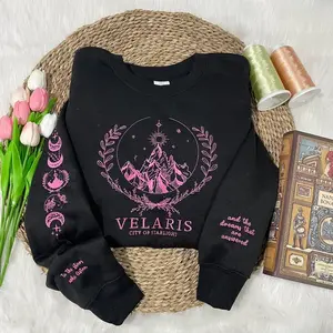 Velaris Embroidered Shirt, Velaris City Of Starlight Embroidered Sweatshirt,The Night Court Shirt,SJM sweater,City of Starlight,ACOTAR Shirt