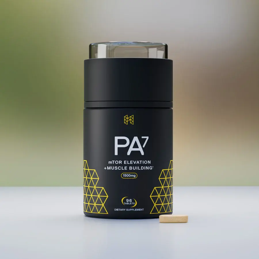 HPN PA7 Phosphatidic Acid Dietary Supplement - Fitness Support for Muscle Health, Muscle Building, ATP Production - Lab-Tested, Non-Stimulant, Stimulant-Free Protein Supplement with Amino for Workout Recovery - 24-Day Supply