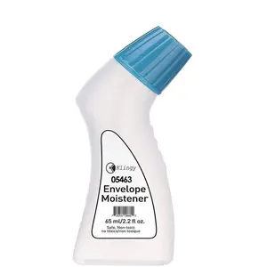 Envelope Moistener with Adhesive Clog Free Fast-Drying Quickly Seals Envelopes Non-Toxic 2.20 fl oz Each Bottle Securely Seals Up to 1500 Envelopes (1 Pack)