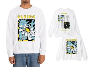 Clairo 2018 Summer Tour Double Sided White Vintage T Shirt, Vintage Punk Rock Sweatshirt, Gift for Fan, Unisex Menswear Top