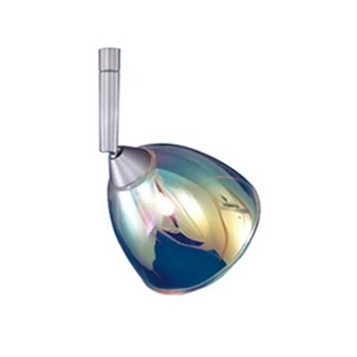 212 MAIN Chrome & Glass Lamp Covers & Shades, Modern Dichroic Adjustable Head with 360 Degree Rotation, 20W, 3 in. Stem, Dichroic Cone Glass Shade, Metal, Quick Jack, 1-Light, Low Voltage, 3 In. Stem Length, 360 Degrees Horizontal Rotation, 90 Degrees Ver