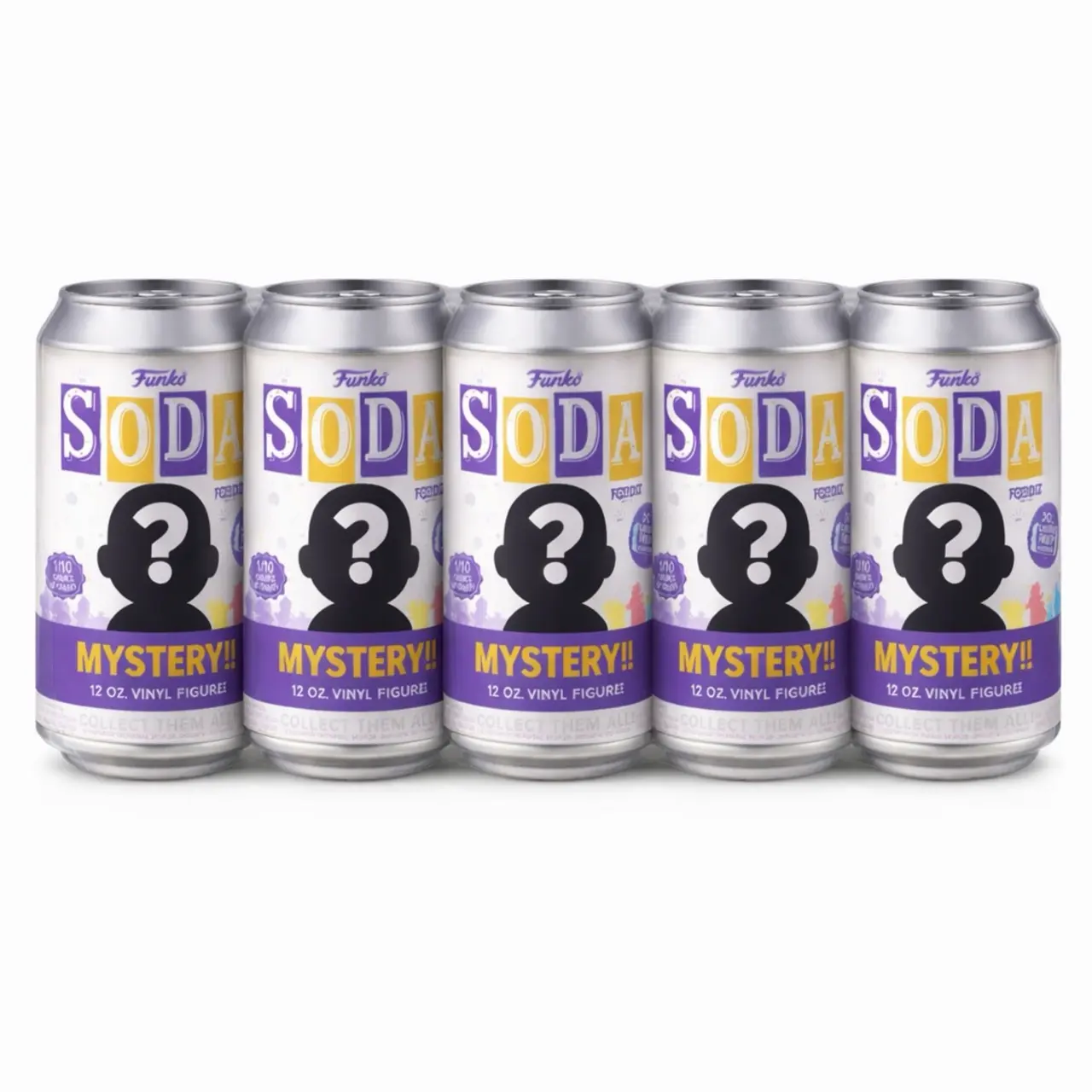 Set of 6 Surprise Mystery Funko Soda Figure Randomly Selected
