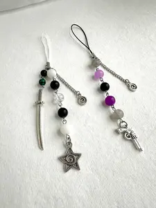Anime Sanemiii and Genyyya Beaded Phone Charms