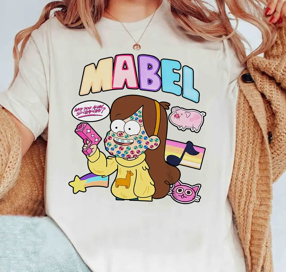 Mabel Shirt, Gravity Falls Shirt, Magic Kingdom Shirt,  Trip Shirt, Gift For Fans, Unisex Shirt, Cotton Shirt, Vintage Shirt, Crewneck Shirt, Streetwear, Oversized T-Shirt