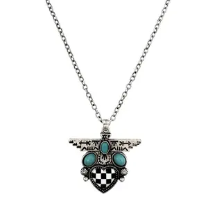The Checkered Thunderbird Necklace