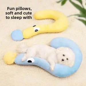 Dog Pillow Question Mark Four Seasons Universal Pet Cushion Neck Pillow Sleeping Cat Small Pillow Pet Pillow