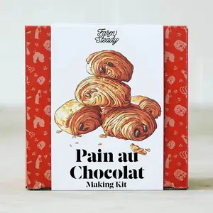 FarmSteady Pain au Chocolat Making Kit - Create Homemade Chocolate Croissants