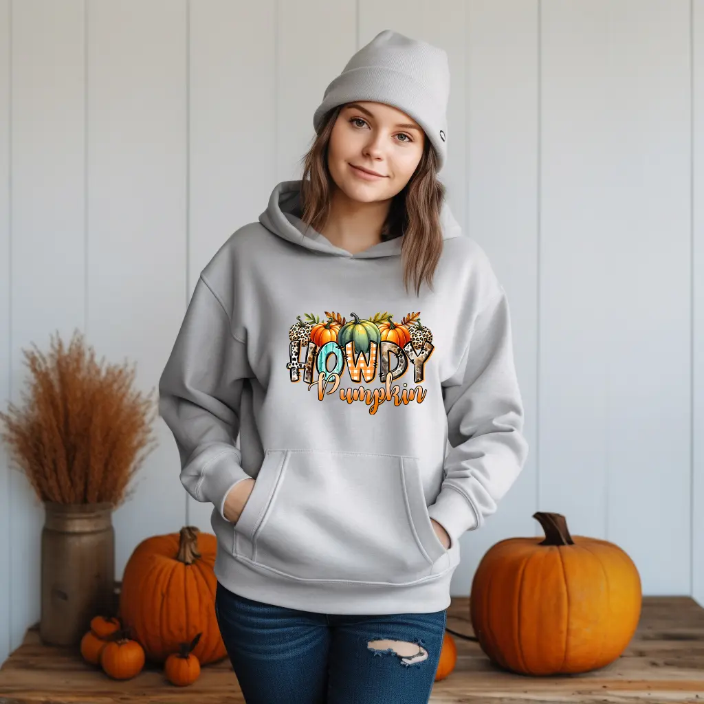 Perfect Howdy Fall Hoodie for Crisp Air and Colorful Leaves Ahead