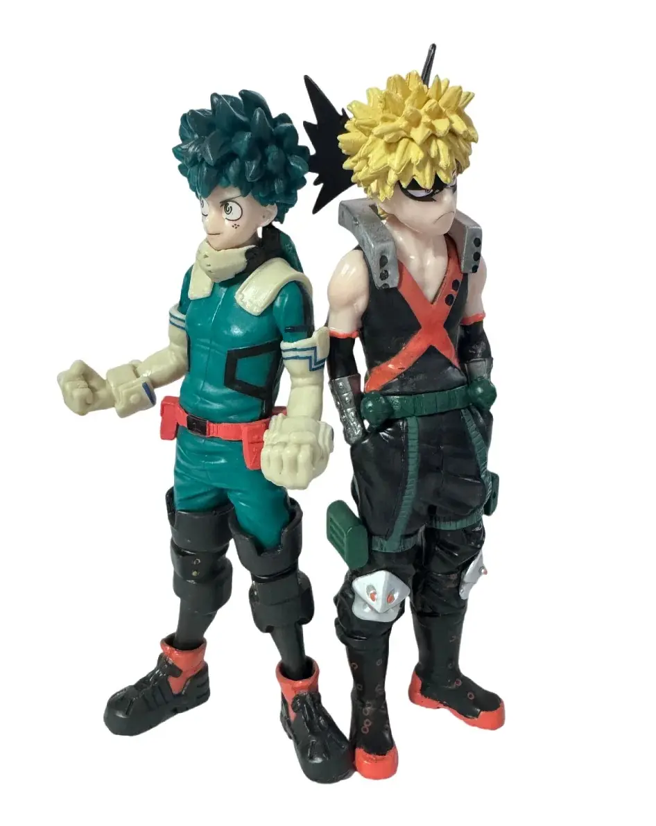 Anime Figures: Izuku Midoriya & Katsuki Bakugo – Collectible Models/Figures – Gifts for Boys and Girls