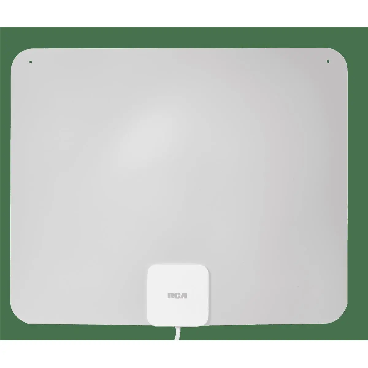 212 MAIN RCA Amplifier Digital TV Antenna - Ultra-Thin Reversible Indoor Antenna for Boating, 60 mi Range, 12 ft Coax Cable