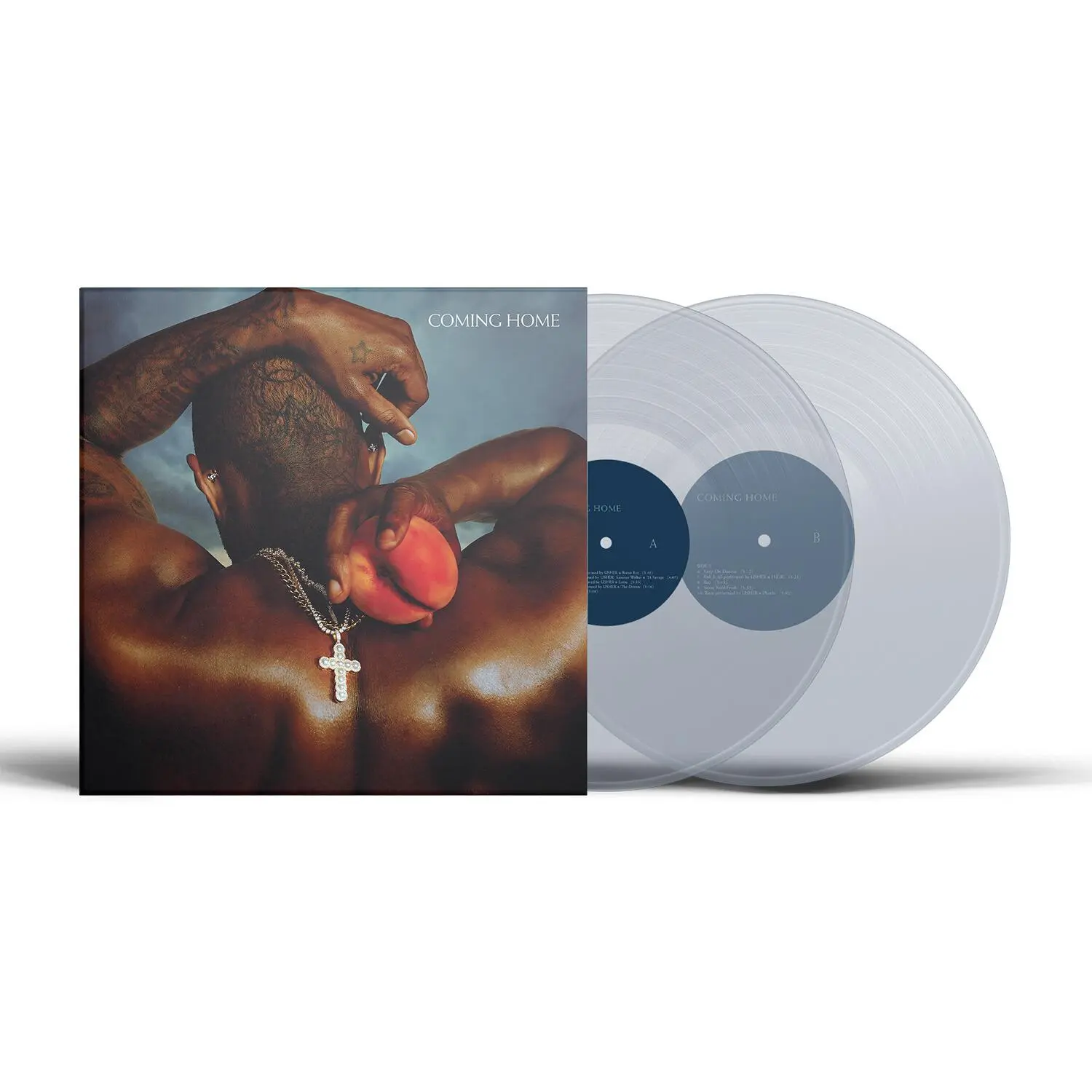 USHER - Coming Home - Clear  [VINYL RECORD - LP] Explicit, Bonus Track, Clear Vinyl, Reissue