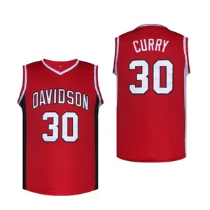 Men's basketball jersey #30 Breathable Polyester Men's Red Basketball Jersey, Sleeveless V-Neck Sweatshirt with Embroidered Lettering, Loose Fit for Summer, Beach, Street, Casual Outings and Holiday Events Workout Tops Workout Clothes