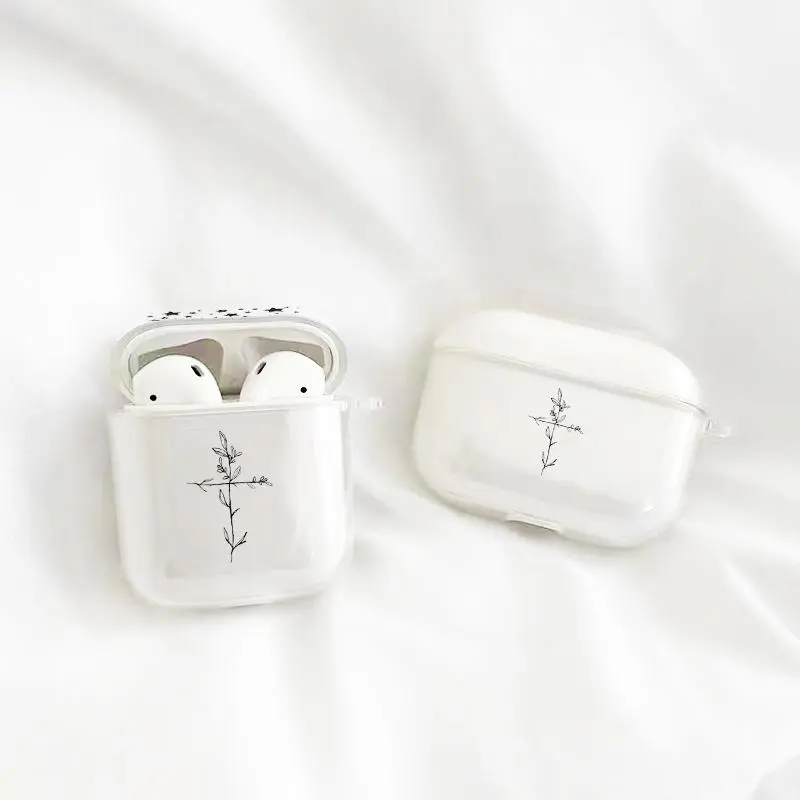 Minimalist Cross Design Earphone Case with Hiking Buckle, Shockproof & Anti-Fall TPU Earphone Cover for AirPods 1/2, 3, Pro, Pro 2, Gift for Friend