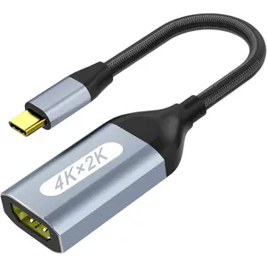 USB C HDMI Adapter (4K@60Hz), USB Type-C HDMI Female Adapter [Thunderbolt 3/4 Compatible], Compatible with iPhone 15/15Pro/15ProMax, MacBook Pro, Air, iPad Pro, Pixelbook, XPS, etc
