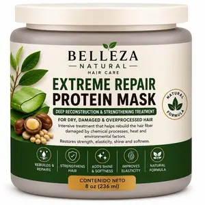 Unisex 8oz Emergency Repair Mask, Targeted for Extremely Damaged Hair (Addresses Hair Loss Concerns)