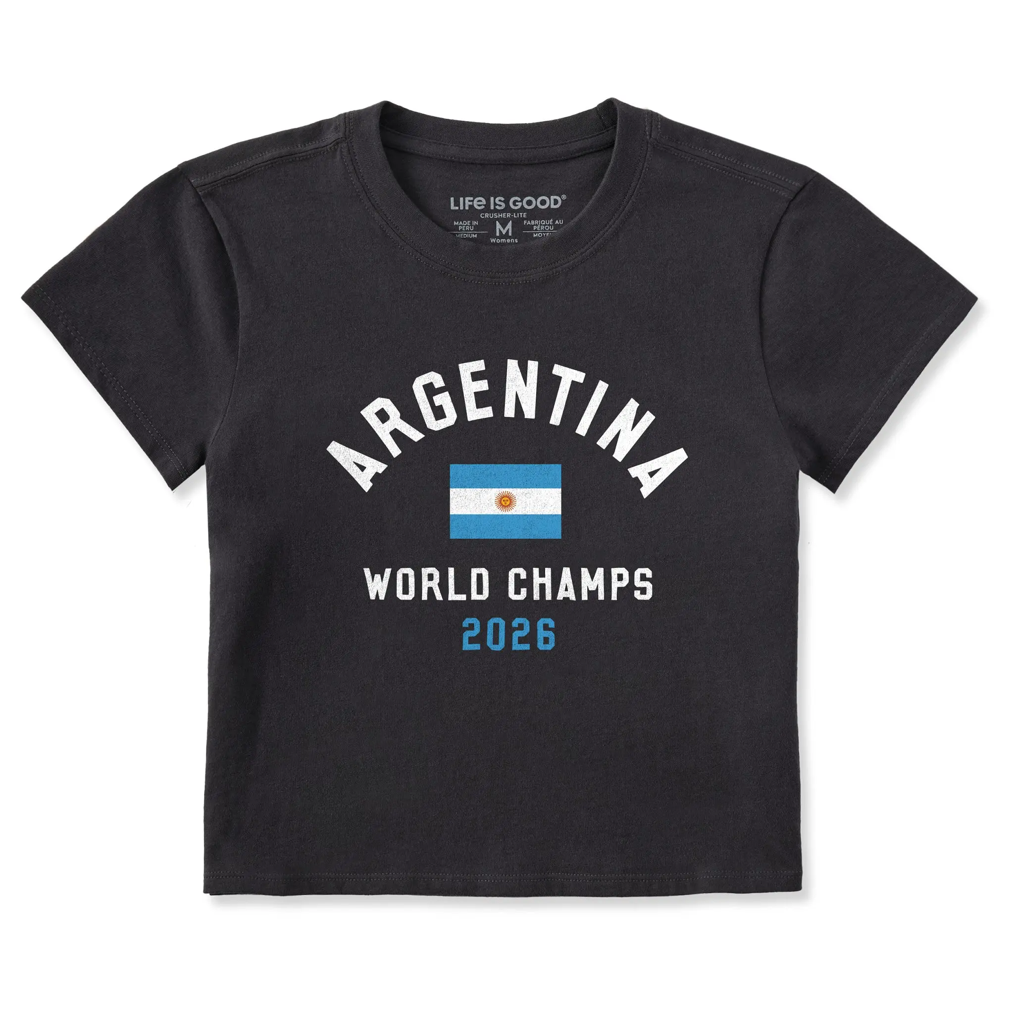 Women's Argentina World Champs Crusher-LITE Shrunken Tee