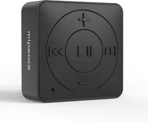 Bluetooth Adapter for Headphones, .mm Aux Bluetooth Receiver with Bluetooth ., HandsFree Calls, Builtin Mic, Easy Plug & Play for Car Stereo & Speakers (Black)