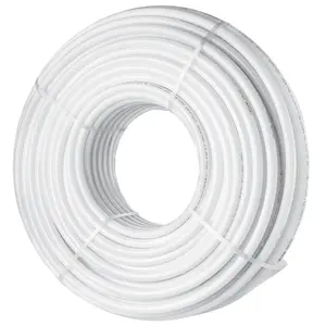 【Summervibes】VEVOR PEX Pipe 3/4 Inch, 500 Feet Length PEX-B Flexible Pipe Tubing for Potable Water, Pex Water Lines for Hot/Cold Water & Easily Restore, Plumbing Applications with Free Cutter & Clamps ,White