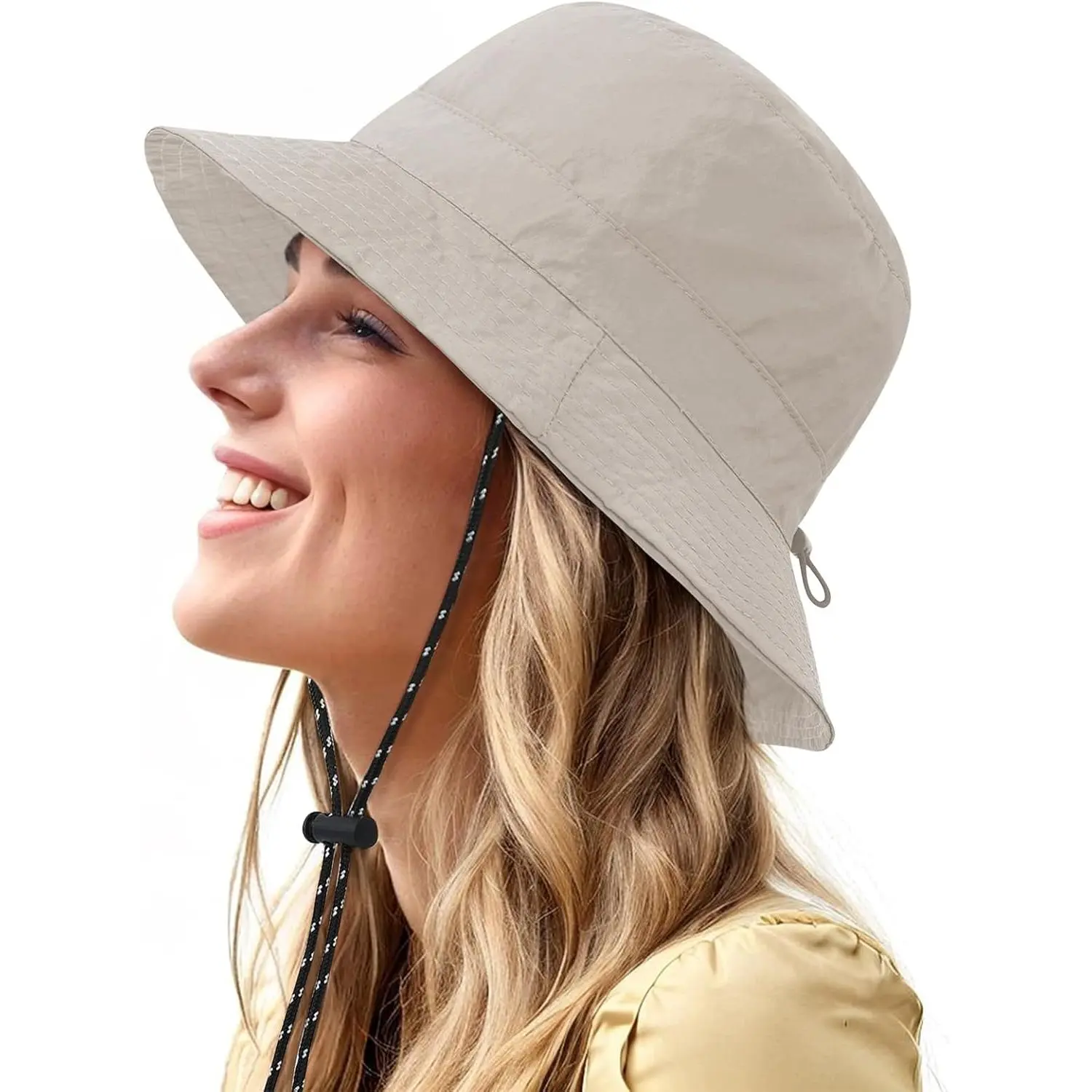Waterproof Bucket Hat for Women Men Rain Hat Wide Brim Packable Sun Hat UV Protection Summer Beach Fishing Hiking Safari Hat