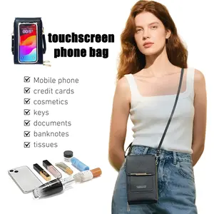 Waterproof and lovely women's small crossbody phone wallet bag, mini shoulder bag, handbag pouch, with credit card slots. Ladies Purse